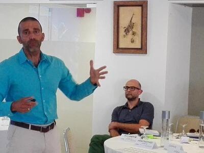 Ο Παναγιώτης Κοτρωνάρος.