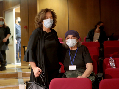 Η Μάγδα Φύσσα μαζί με την Τζώρτζια Γλέζο...