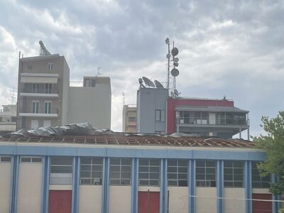 Λάρισα: Ζημιές και πτώσεις δέντρων εξαιτ...