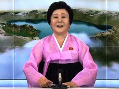 Η παρουσιάστρια των ειδήσεων της Βόρειας...