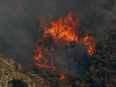 Ηλεία: Οριοθετήθηκε η φωτιά στην Μούτελη- ΒΙΝΤΕΟ