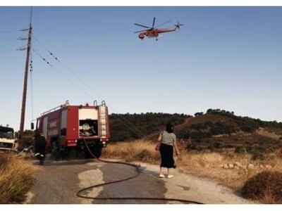 Υπό έλεγχο η φωτιά που απείλησε το δάσος...