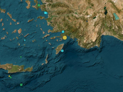 Σεισμός τώρα: 4,3 Ρίχτερ στη Ρόδο