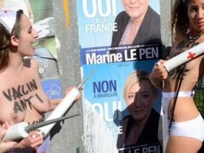 Οι γυμνόστηθες Femen καλούν τους Γάλλους...