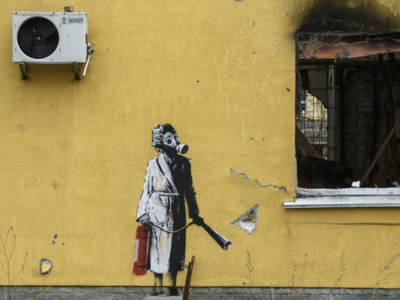 Ουκρανία: Επτά νέα έργα του Banksy σε ερ...