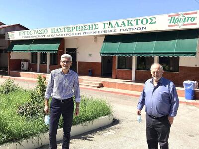 Ο Άγγελος Τσιγκρής επισκέφθηκε το εργοστ...