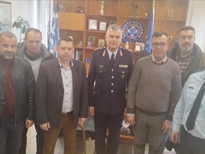 Εθιμοτυπική επίσκεψη της Ένωσης Αξιωματι...