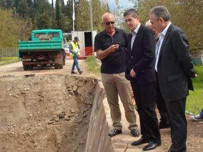 Αυτοψία στο έργο κατασκευής γέφυρας στον...