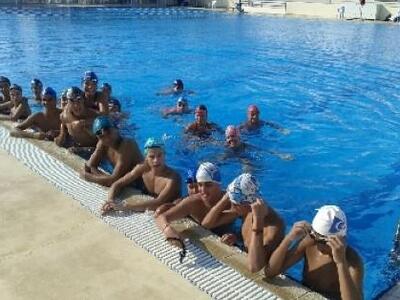 Η κολυμβητική ομάδα του ΝΟΠ στο ΟΑΚΑ