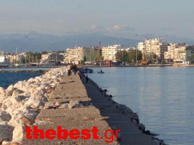 Το βόρειο τμήμα του κυματοθραύστη