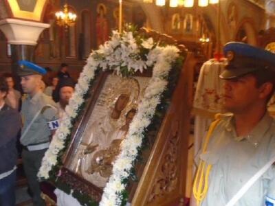 Στην Κοζάνη μεταφέρθηκε η εικόνα της Παν...