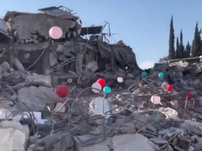 Σεισμός στην Τουρκία: Κρέμασαν μπαλόνια ...
