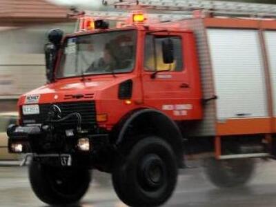 Στις φλόγες τυλίχτηκε σπίτι στο Ηράκλειο Κρήτης