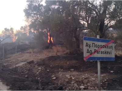 Φωτιά στο Ρέθυμνο: Σε κατάσταση έκτακτης...