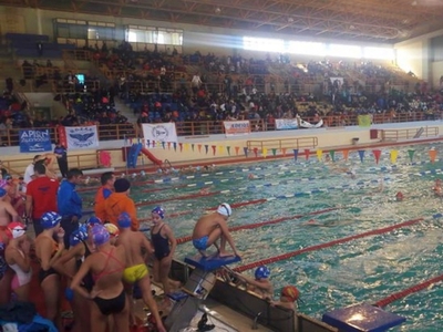 Παρθενική συμμετοχή για το τμήμα κολύμβη...