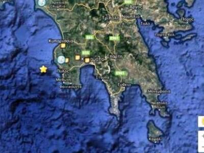 Μεσσηνία: Σεισμός κοντά στη Μεθώνη 