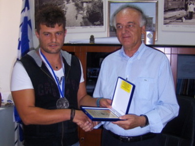 Λεχαινά: Τίμησαν παγκόσμιο πρωταθλητή