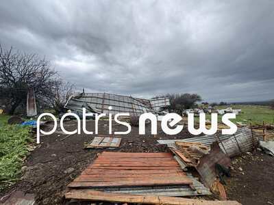 Ηλεία: Στάβλος κατέρρευσε μετά το πέρασμ...