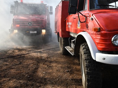 Μυτιλήνη: Πυρκαγιά σε δομή εκπαίδευσης κ...