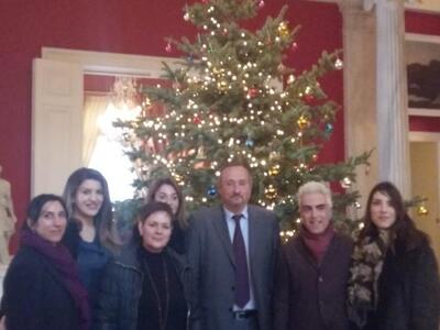 Από την πρόσφατη επίσκεψη στην πρεσβεία ...