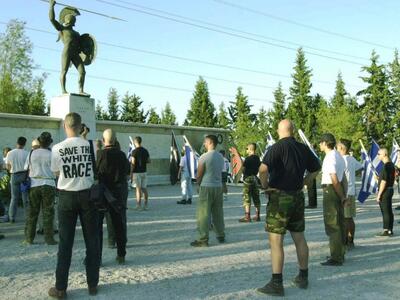 Ηρεμία στην εκδήλωση της Χ.Α. στις Θερμοπύλες 