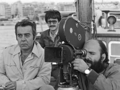 Ο Σταύρος Χασάπης στα γυρίσματα της ταιν...