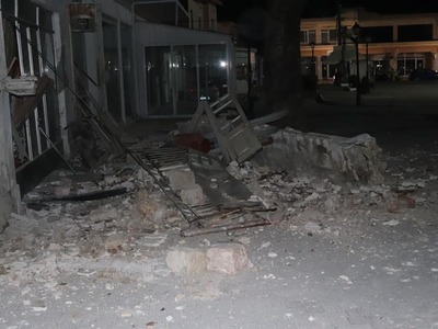 Σεισμός - Πάργα: Τρεις τραυματίες και πολλές ζημιές σε κτίρια και δρόμους από τον ισχυρό σεισμό των 5,6 R (Photos)