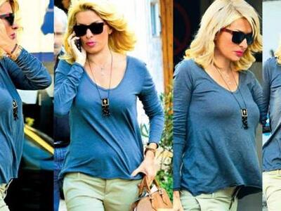 Η Ελένη Μενεγάκη πηγαίνοντας προ ημερών ...