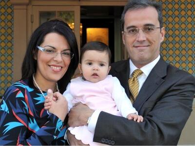 Καρέ καρέ η βάπτιση της κόρης του Νίκου ...