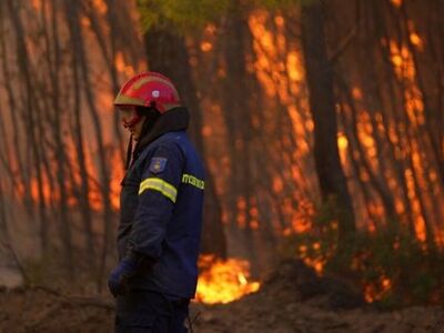 Εύβοια-ΤΩΡΑ: Φωτιά σε δασική έκταση στα νότια