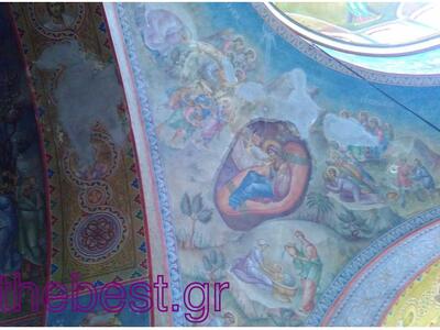 Η αγιογράφηση του νέου ιερού ναού του Αγίου Ανδρέα