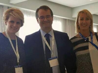 Με τον Πρόεδρο του ΕfVET κ.Santiago Garc...