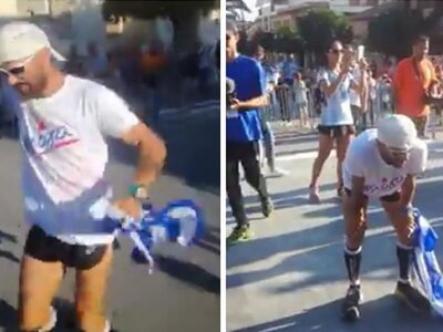 Τερμάτισε στο Σπάρταθλο ο πατρινός Ανδρέ...