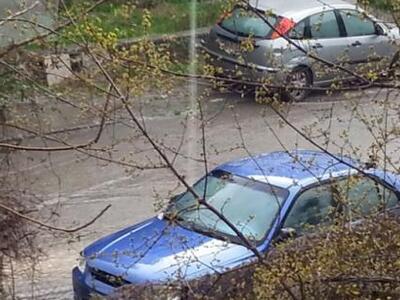 ΒΙΝΤΕΟ-Βροχή και χαλάζι στη Θεσσαλονίκη 