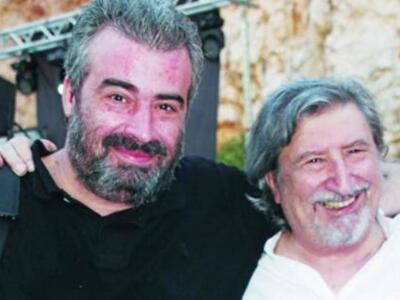 Με τον αγαπημένο του πατέρα, τον δημοφιλ...