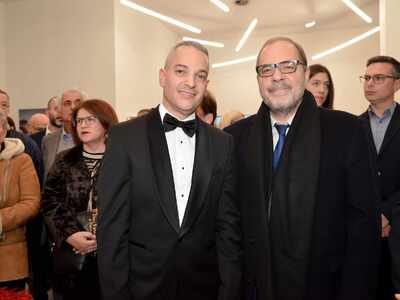 Ο κ. Τρίγκας με τον κ. Σκανδάμη