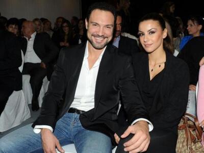 O Τζίμης Σταθοκωστόπουλος με τη σύντροφό...