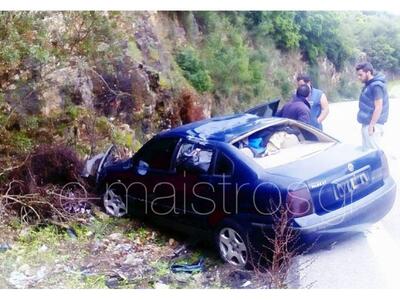 Αμφιλοχία: Τροχαίο ατύχημα στο σημείο πο...