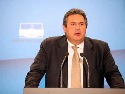 Ενοχλημένος ο Π. Καμμένος από τη στάση τ...