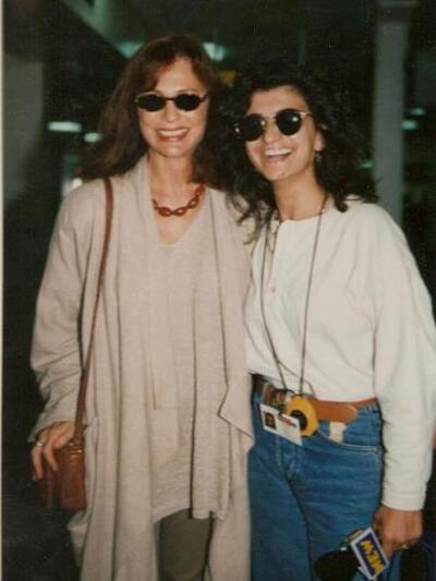 Η Κατερίνα με την Ζακλίν Μπισέ