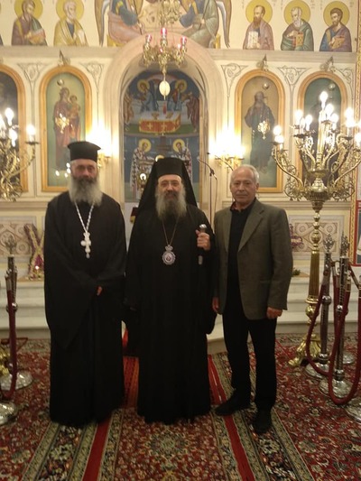 Ο π. Ανδρέας Μπακαλάρος, ο σεβασμιότατος...