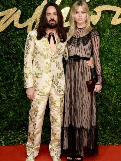 Aλεσσάντρο Μικέλε με τη Τζόρτζια Μέι Τζάγκερ