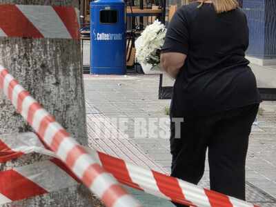 Πάτρα: Λίγα λουλούδια στο σημείο που σκο...