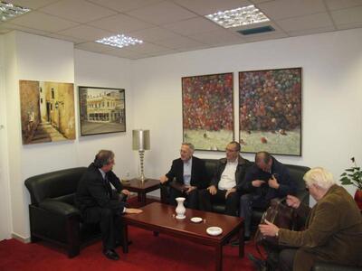 Συνάντηση Τ. Αποστολόπουλου με αντιπροσω...