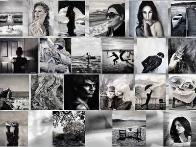 Εγκαινιάζεται η ομαδική έκθεση ζωγραφικής "Άσπρο - Μαύρο" | Molonoti News