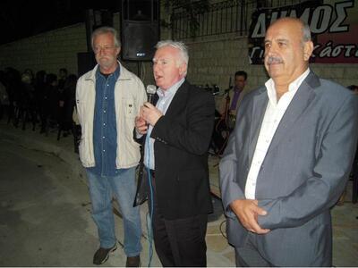 Περιοδεία Παύλου Μοσχολιού στο δήμο Αρακύνθου