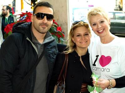 Η Αθανασία Αλεξανδρομπούλου με την Μαρίν...