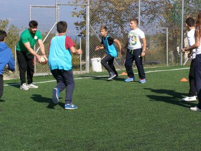 Γνωριμία των μαθητών του Αρσακείου με το ράγκμπι