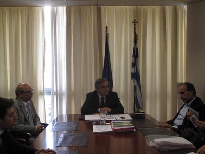 Σύσκεψη με εκπροσώπους της Ευρωπαϊκής Επιτροπής