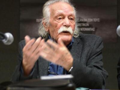 Ο Μανόλης Γλέζος για την επίσκεψη στο σπ...